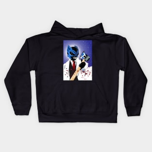 American Psycho Ranger Blue Kids Hoodie